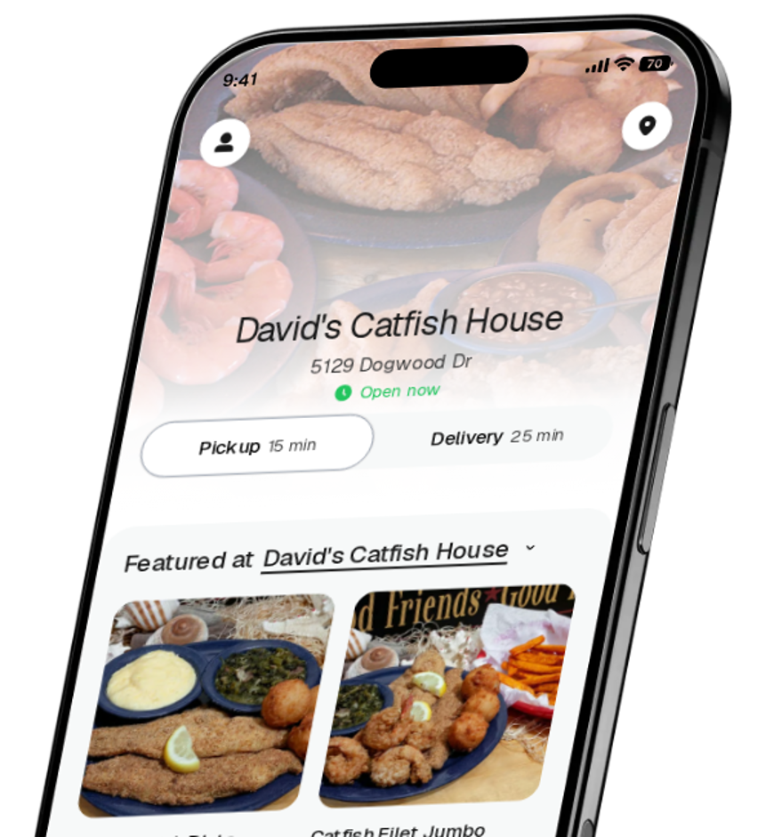 David's Catfish House app preview