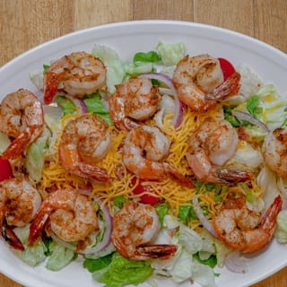 Popcorn Shrimp Salad