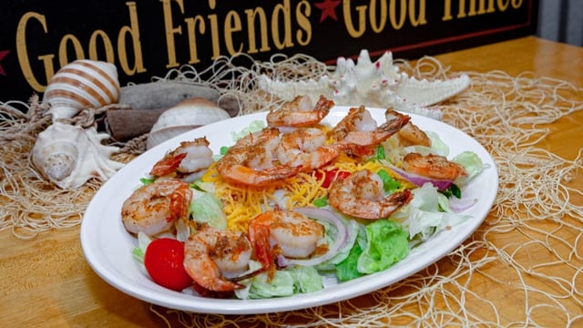Grilled Shrimp Salad.