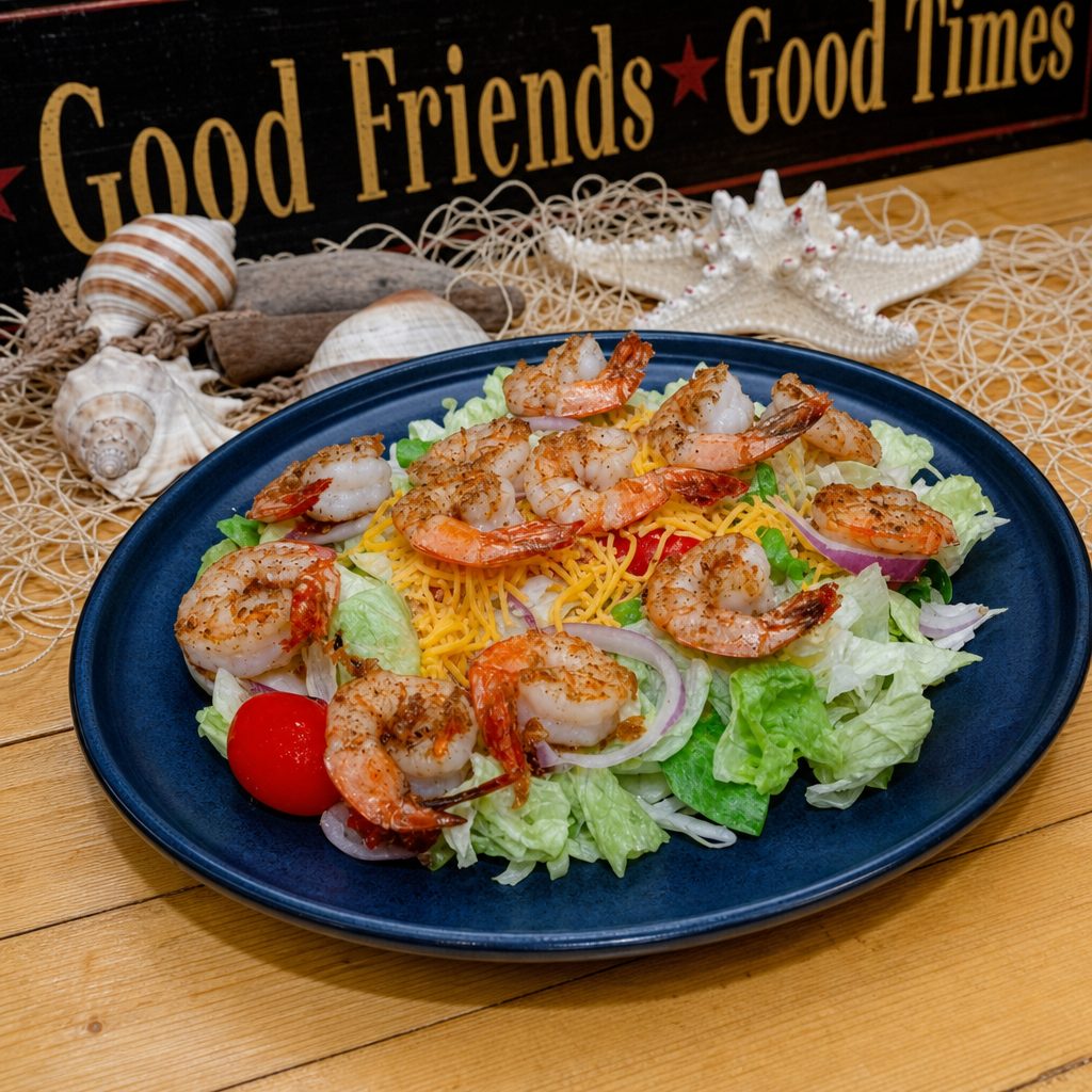 Grilled Shrimp Salad.