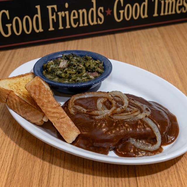 Hamburger Steak.